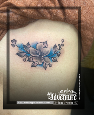 Watercolor tattoo design Adventure Tattoo Ahmedabad